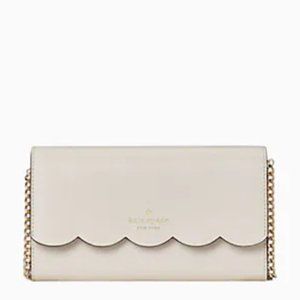 NEW Kate Spade gemma wallet on a gold chain NWT